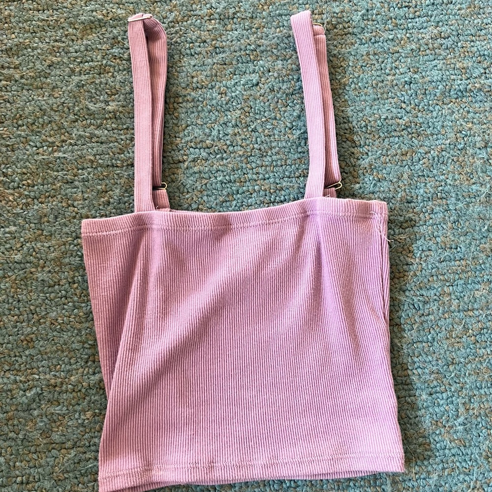 xs pacsun purple tank top